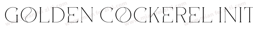 Golden Cockerel Init字体转换